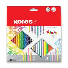 Pastelky Kores Kolores Style 26 farieb